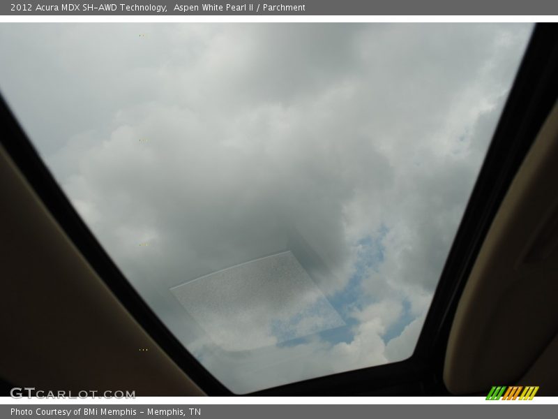 Aspen White Pearl II / Parchment 2012 Acura MDX SH-AWD Technology