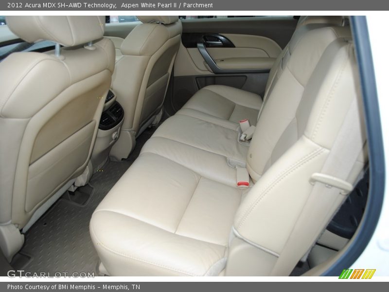 Aspen White Pearl II / Parchment 2012 Acura MDX SH-AWD Technology