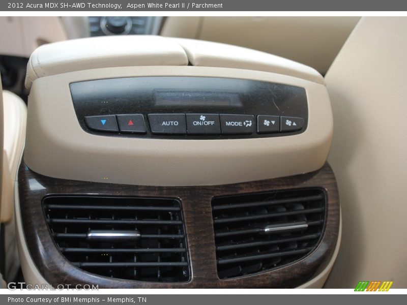 Aspen White Pearl II / Parchment 2012 Acura MDX SH-AWD Technology
