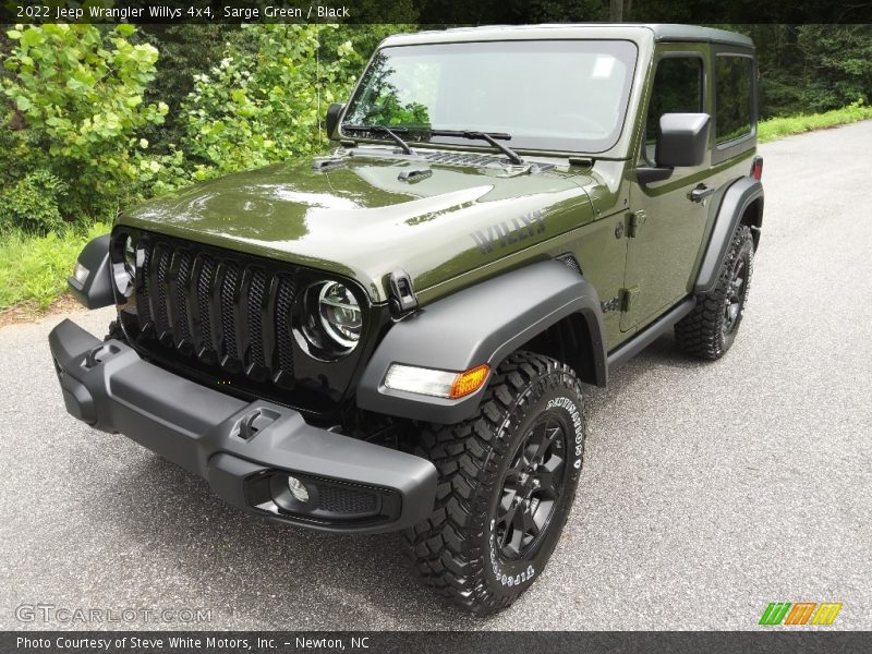 Sarge Green / Black 2022 Jeep Wrangler Willys 4x4