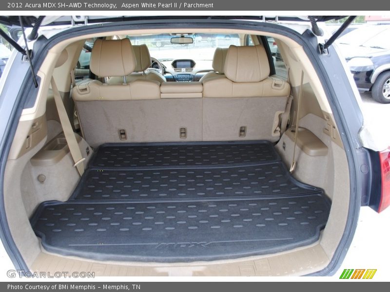 Aspen White Pearl II / Parchment 2012 Acura MDX SH-AWD Technology