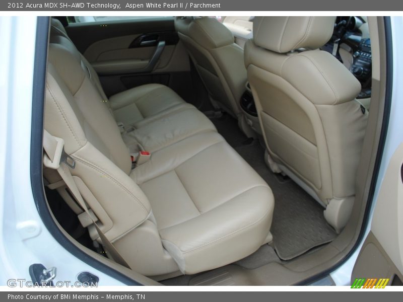 Aspen White Pearl II / Parchment 2012 Acura MDX SH-AWD Technology