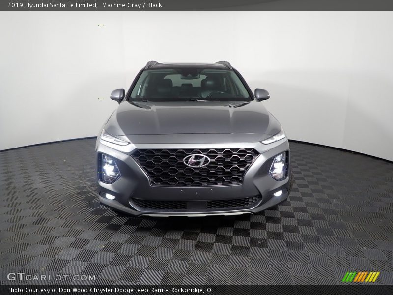 Machine Gray / Black 2019 Hyundai Santa Fe Limited