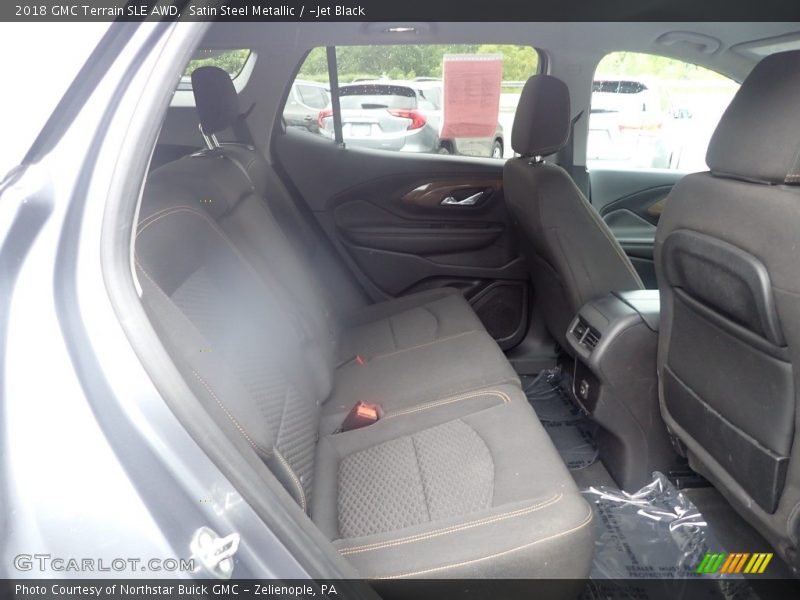 Satin Steel Metallic / ­Jet Black 2018 GMC Terrain SLE AWD