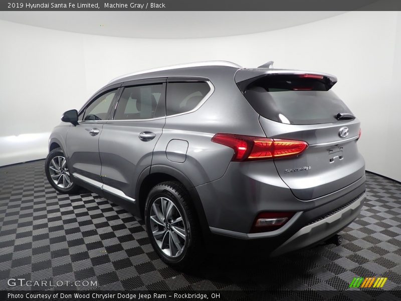 Machine Gray / Black 2019 Hyundai Santa Fe Limited