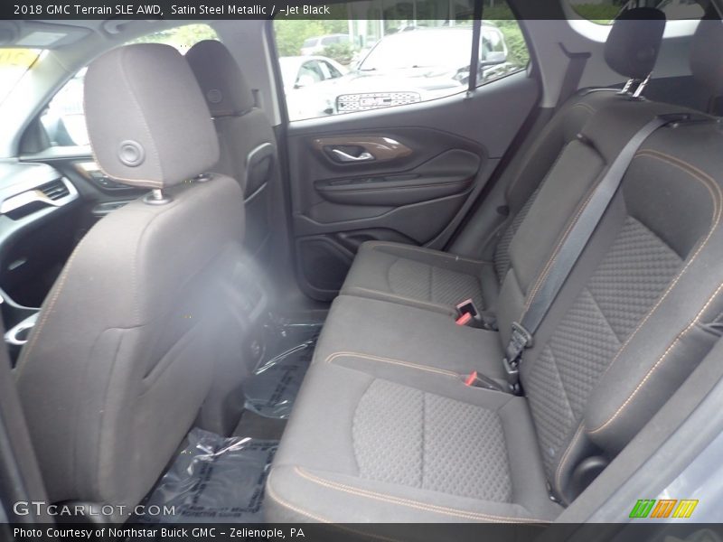 Satin Steel Metallic / ­Jet Black 2018 GMC Terrain SLE AWD