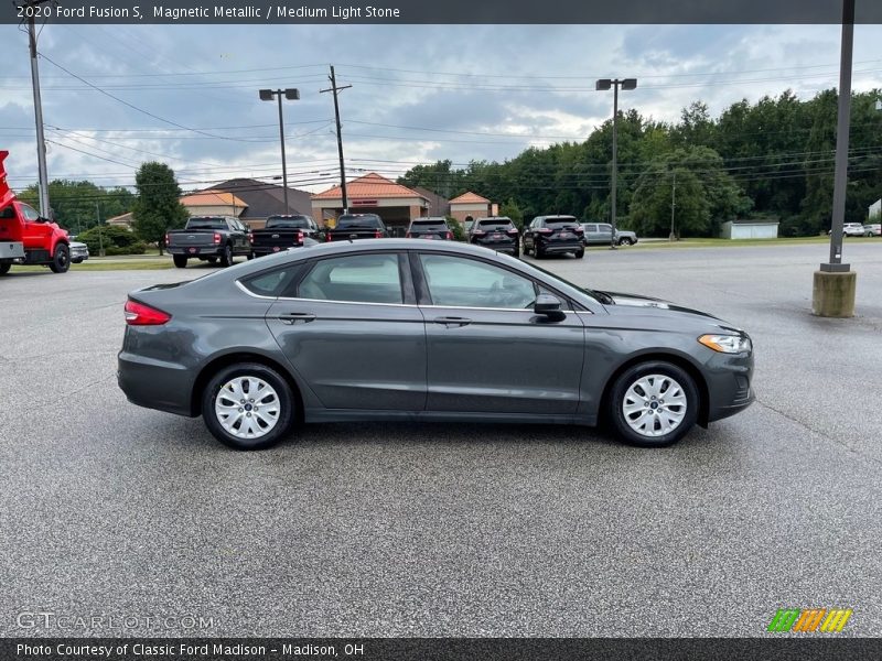 Magnetic Metallic / Medium Light Stone 2020 Ford Fusion S