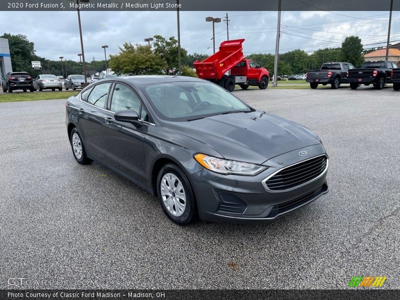 Magnetic Metallic / Medium Light Stone 2020 Ford Fusion S