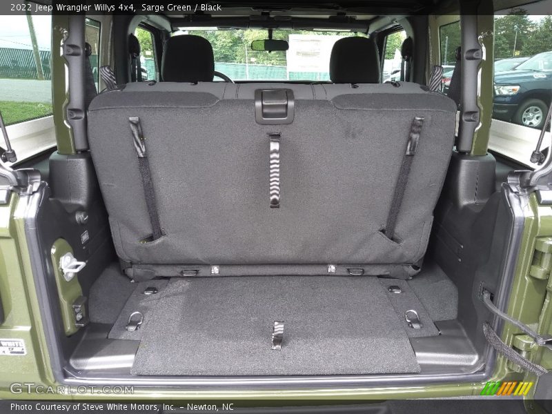 Sarge Green / Black 2022 Jeep Wrangler Willys 4x4