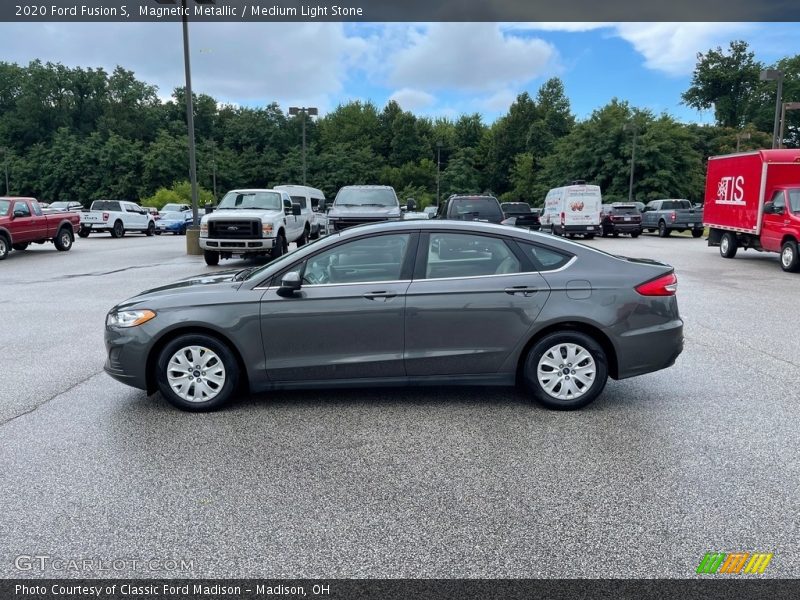 Magnetic Metallic / Medium Light Stone 2020 Ford Fusion S