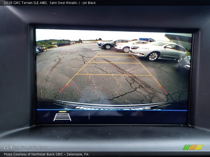 Satin Steel Metallic / ­Jet Black 2018 GMC Terrain SLE AWD