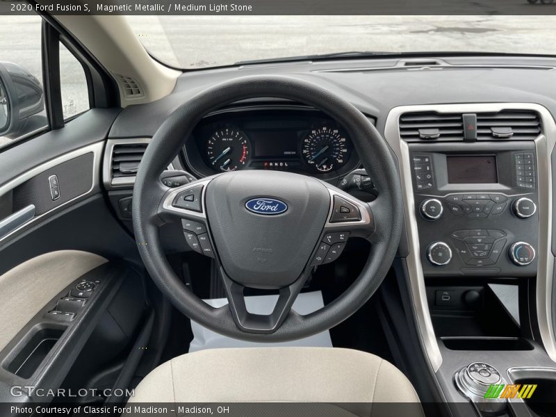 Magnetic Metallic / Medium Light Stone 2020 Ford Fusion S