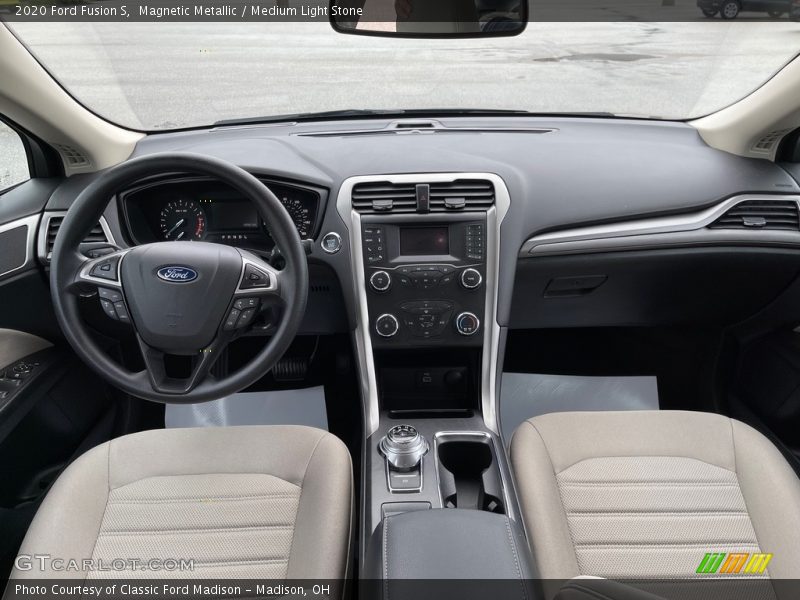 Magnetic Metallic / Medium Light Stone 2020 Ford Fusion S