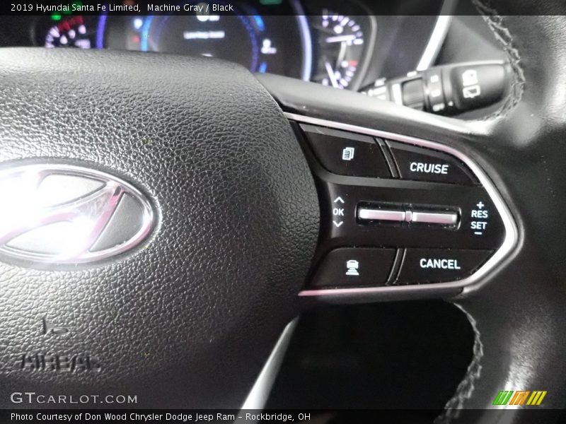 Machine Gray / Black 2019 Hyundai Santa Fe Limited