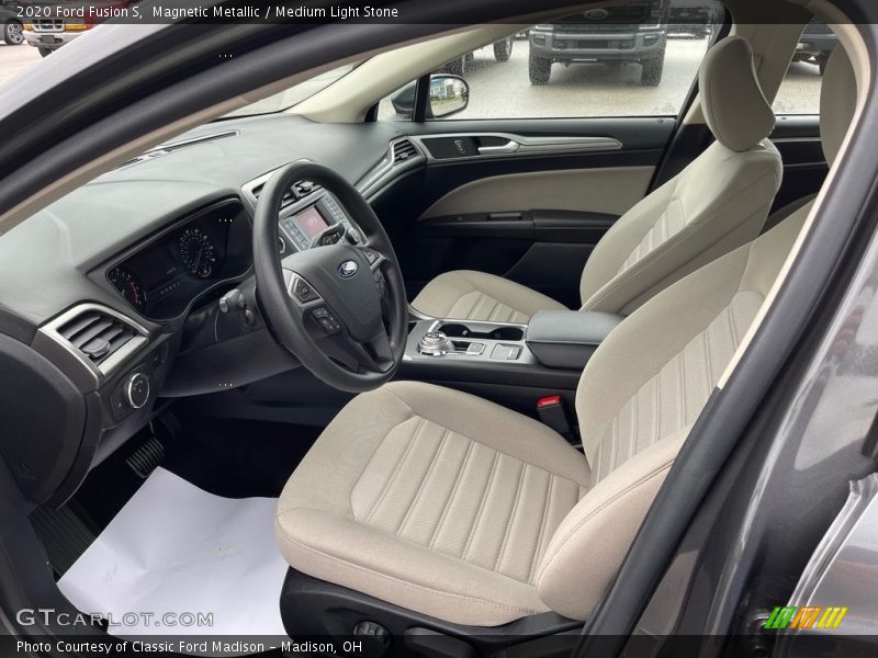 Magnetic Metallic / Medium Light Stone 2020 Ford Fusion S