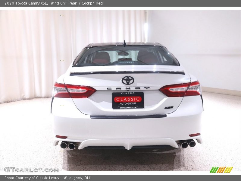 Wind Chill Pearl / Cockpit Red 2020 Toyota Camry XSE