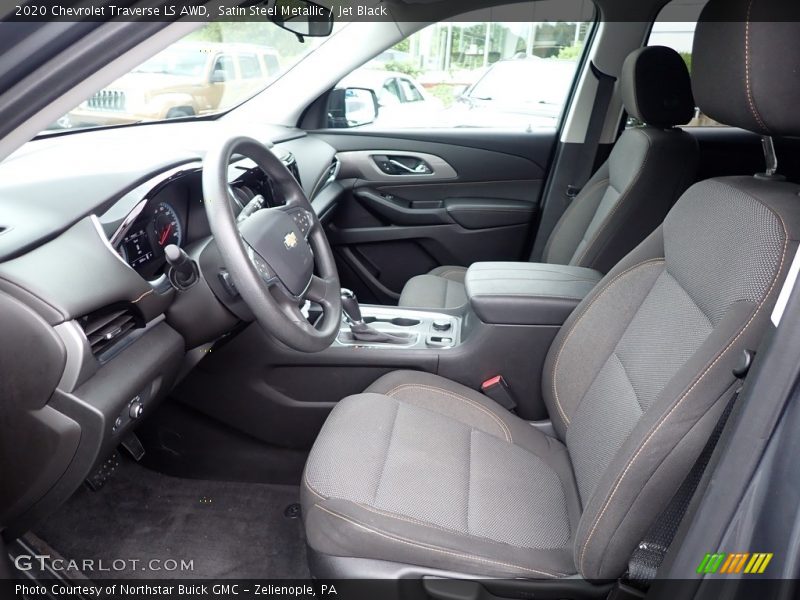 Satin Steel Metallic / Jet Black 2020 Chevrolet Traverse LS AWD