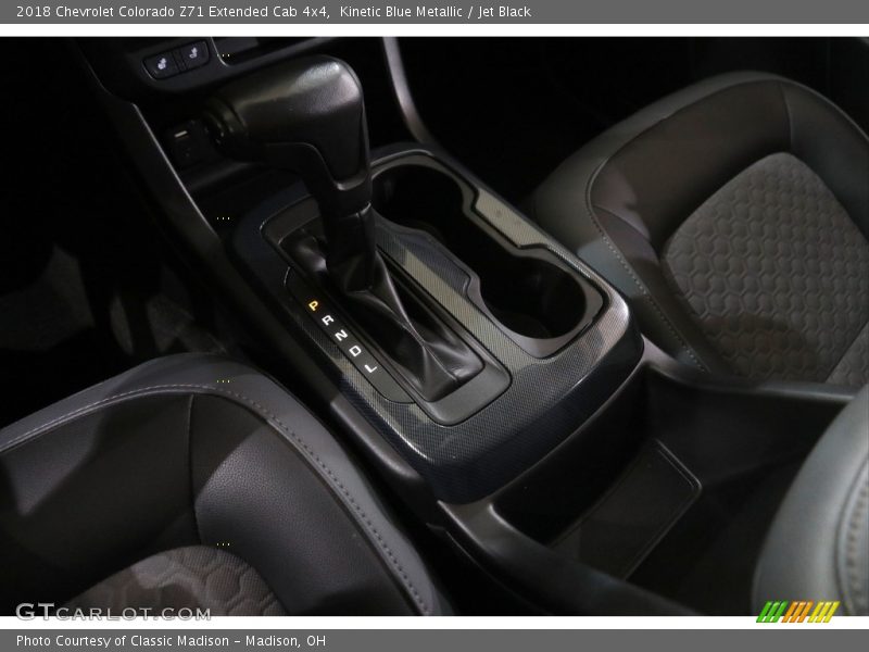 Kinetic Blue Metallic / Jet Black 2018 Chevrolet Colorado Z71 Extended Cab 4x4