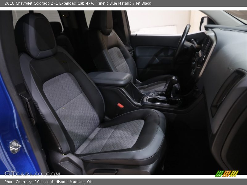 Kinetic Blue Metallic / Jet Black 2018 Chevrolet Colorado Z71 Extended Cab 4x4
