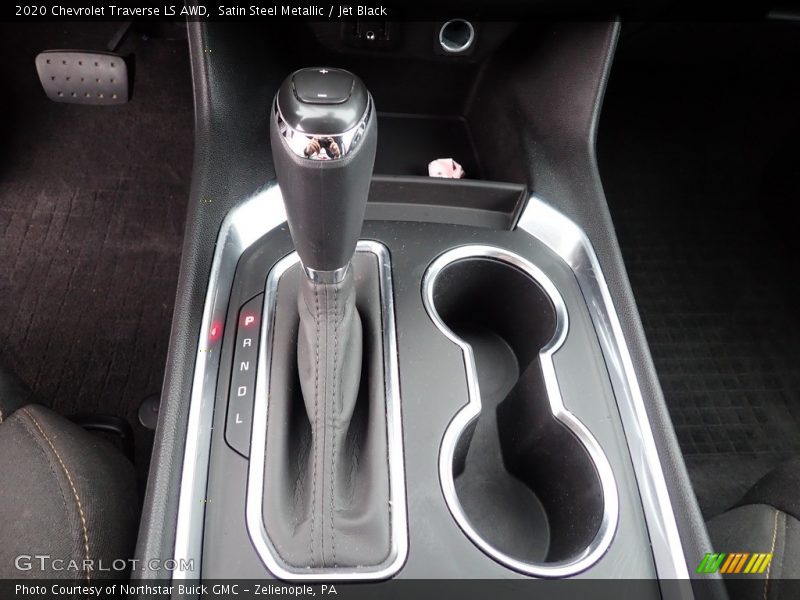 Satin Steel Metallic / Jet Black 2020 Chevrolet Traverse LS AWD