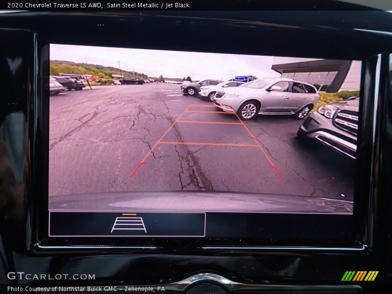 Satin Steel Metallic / Jet Black 2020 Chevrolet Traverse LS AWD