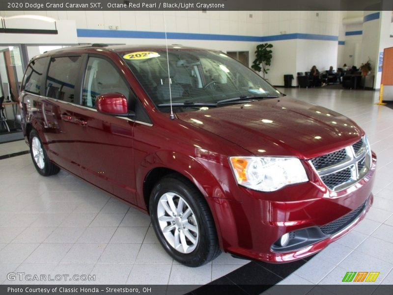 Octane Red Pearl / Black/Light Graystone 2020 Dodge Grand Caravan SXT