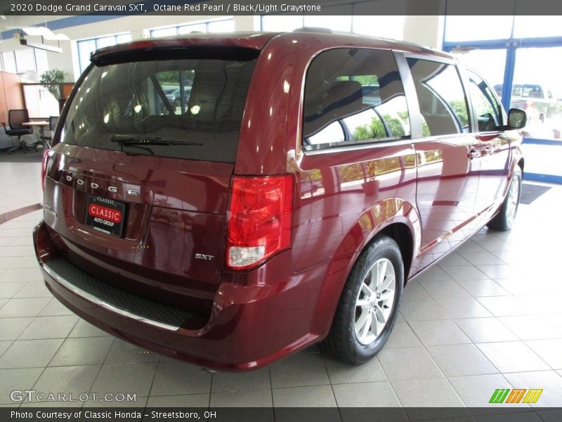 Octane Red Pearl / Black/Light Graystone 2020 Dodge Grand Caravan SXT