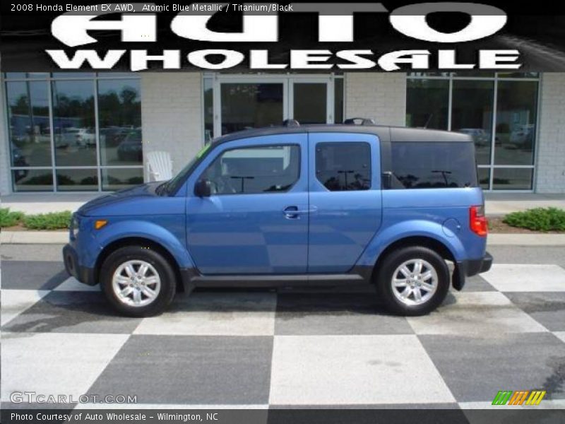 Atomic Blue Metallic / Titanium/Black 2008 Honda Element EX AWD