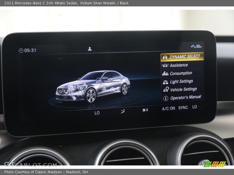 Iridium Silver Metallic / Black 2021 Mercedes-Benz C 300 4Matic Sedan