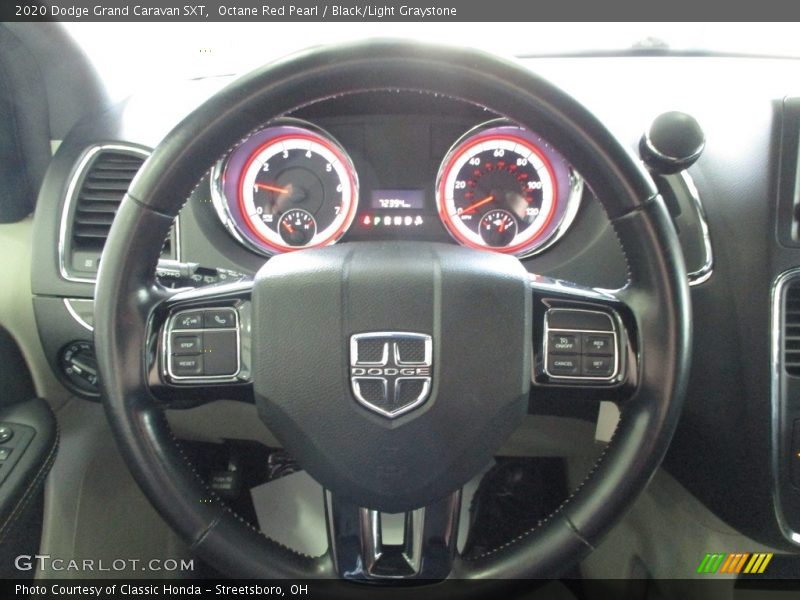 Octane Red Pearl / Black/Light Graystone 2020 Dodge Grand Caravan SXT