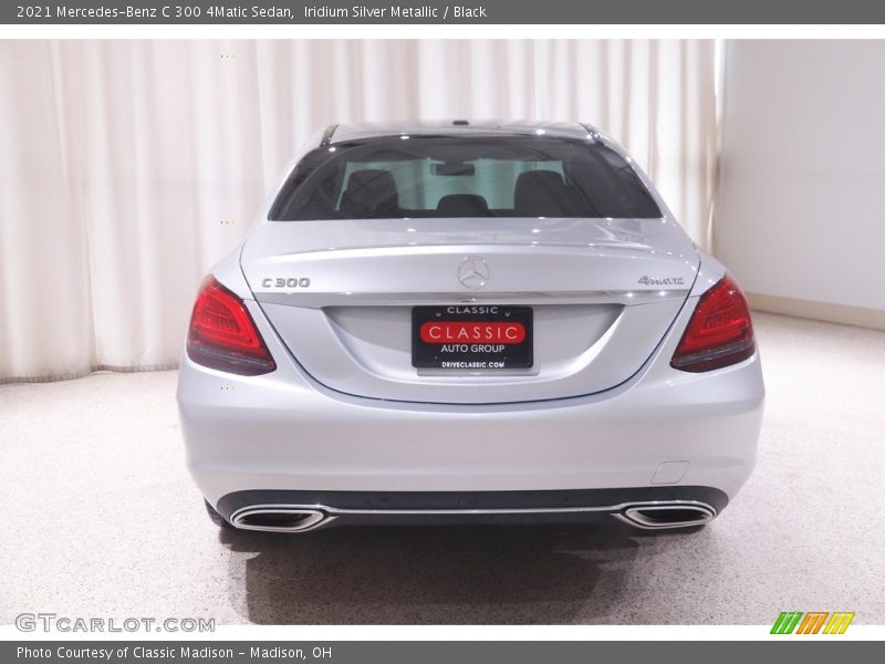 Iridium Silver Metallic / Black 2021 Mercedes-Benz C 300 4Matic Sedan