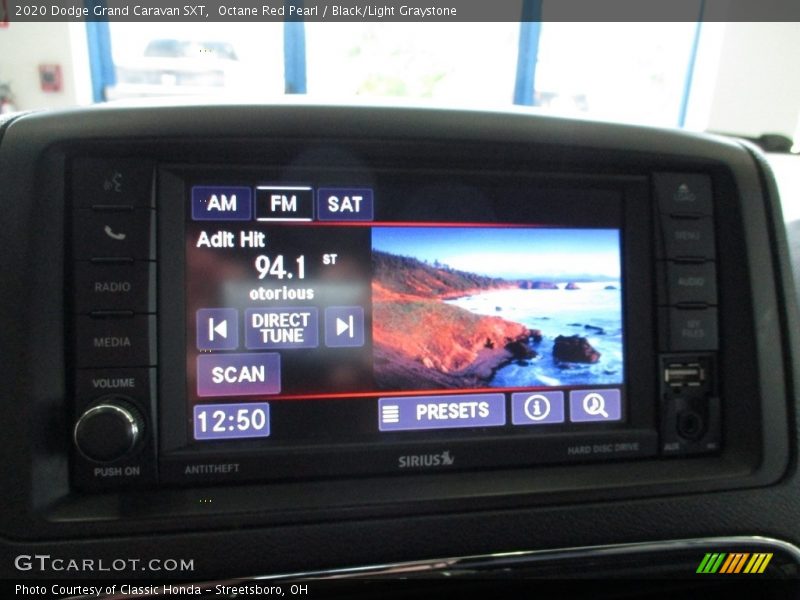 Octane Red Pearl / Black/Light Graystone 2020 Dodge Grand Caravan SXT