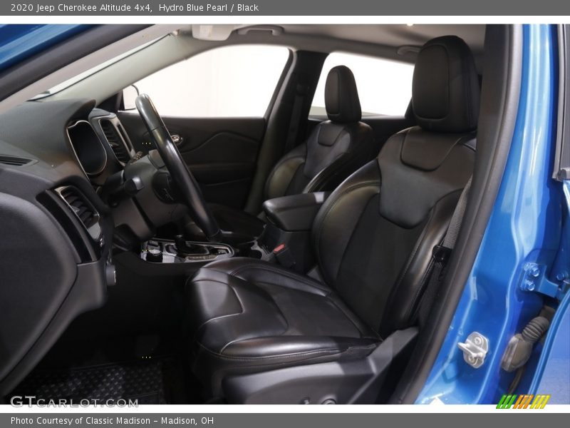 Hydro Blue Pearl / Black 2020 Jeep Cherokee Altitude 4x4