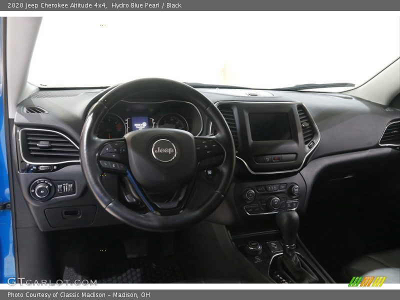 Hydro Blue Pearl / Black 2020 Jeep Cherokee Altitude 4x4