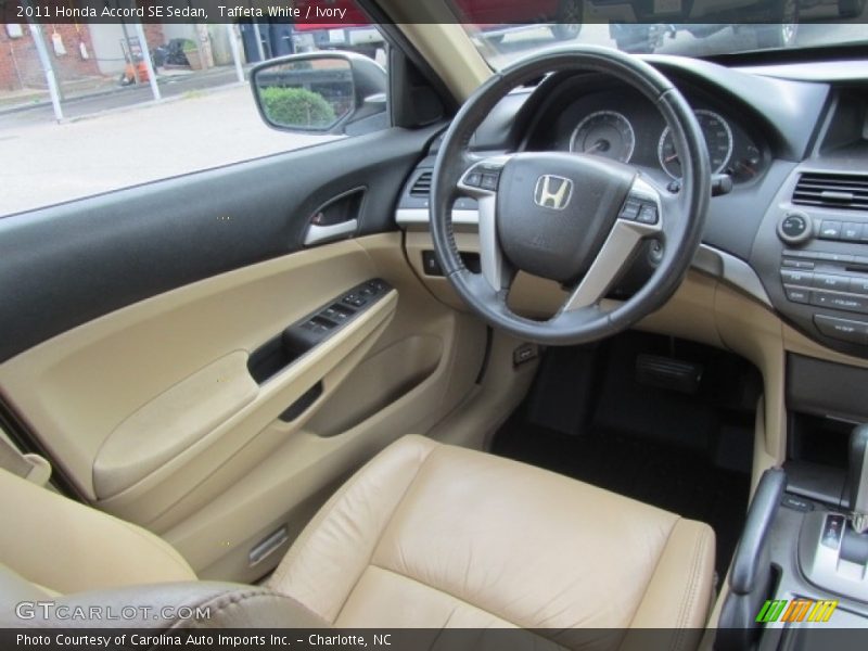 Taffeta White / Ivory 2011 Honda Accord SE Sedan