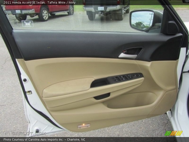 Taffeta White / Ivory 2011 Honda Accord SE Sedan