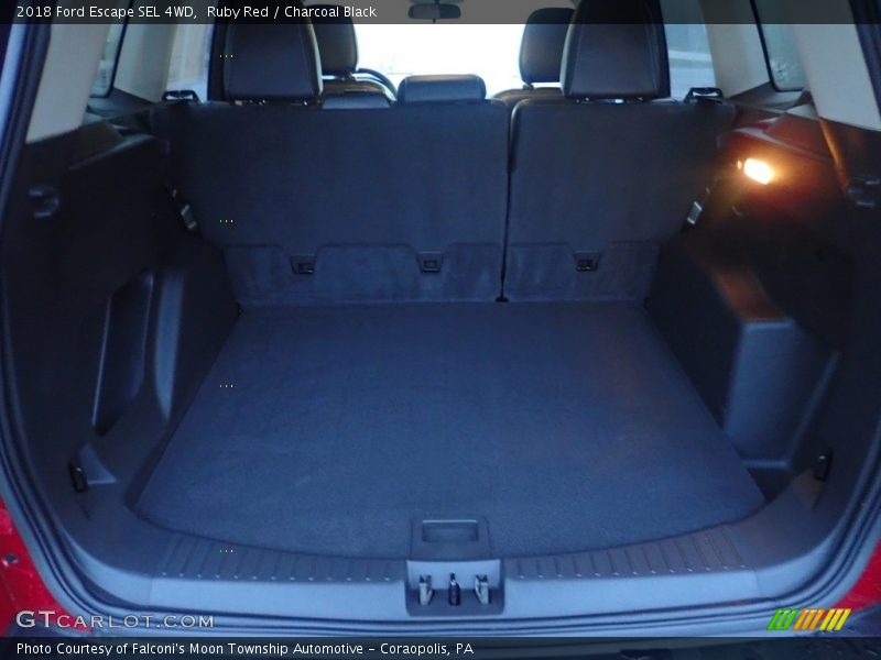 Ruby Red / Charcoal Black 2018 Ford Escape SEL 4WD