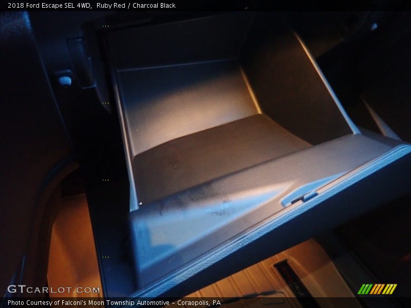 Ruby Red / Charcoal Black 2018 Ford Escape SEL 4WD