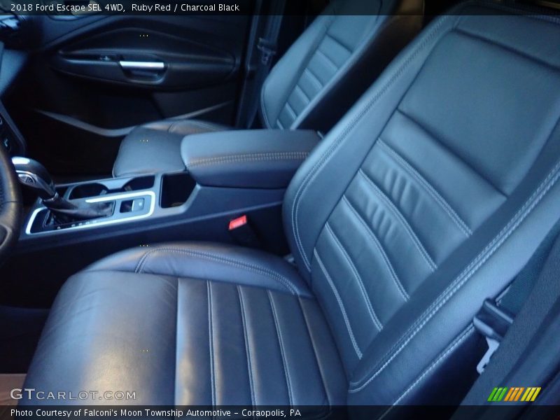 Ruby Red / Charcoal Black 2018 Ford Escape SEL 4WD