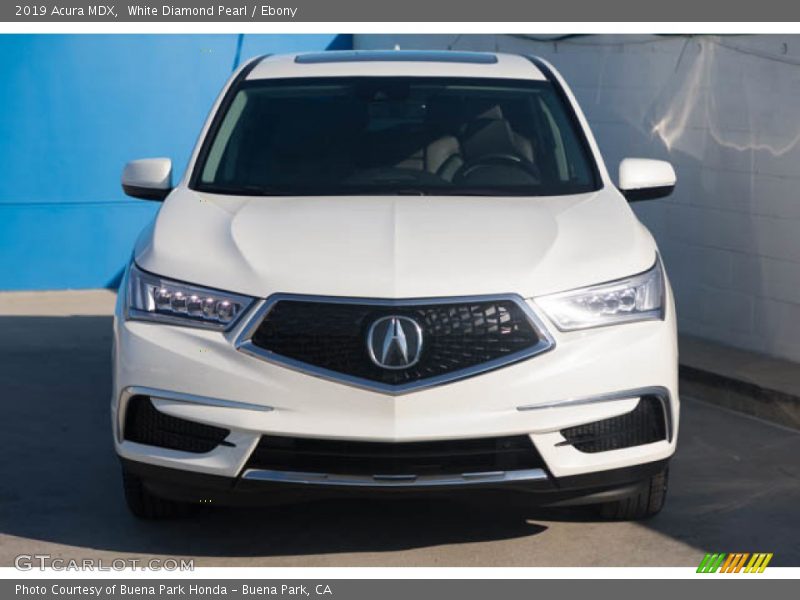 White Diamond Pearl / Ebony 2019 Acura MDX