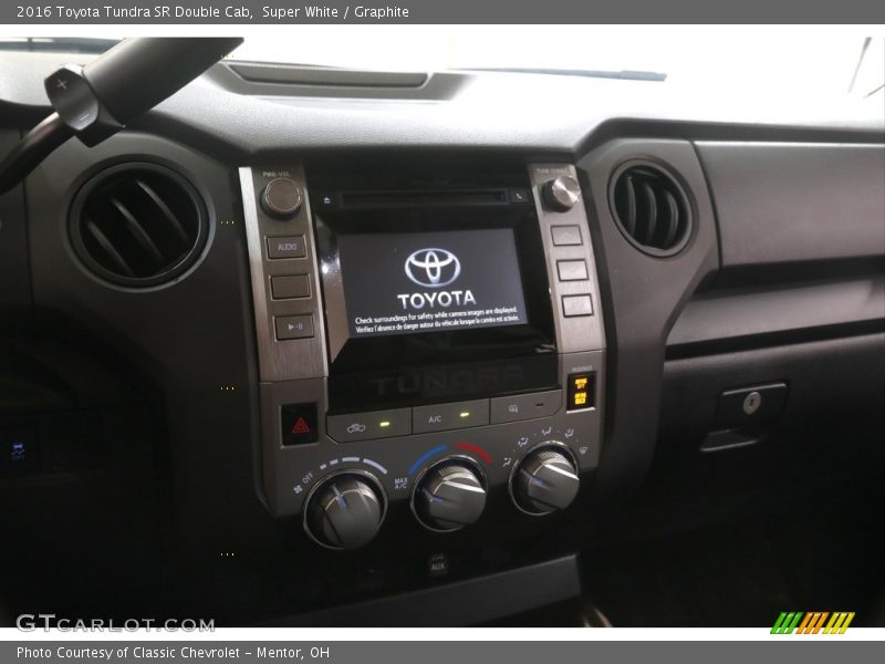 Super White / Graphite 2016 Toyota Tundra SR Double Cab