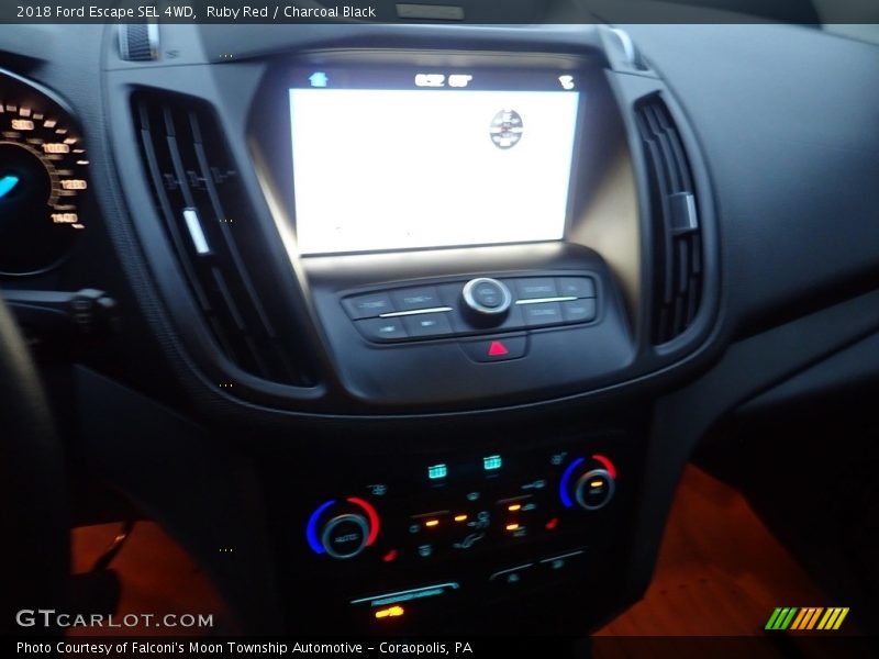 Ruby Red / Charcoal Black 2018 Ford Escape SEL 4WD
