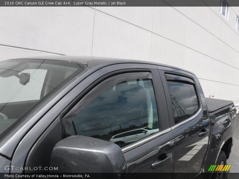 Cyber Gray Metallic / Jet Black 2016 GMC Canyon SLE Crew Cab 4x4