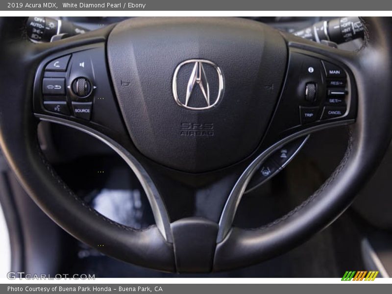 White Diamond Pearl / Ebony 2019 Acura MDX