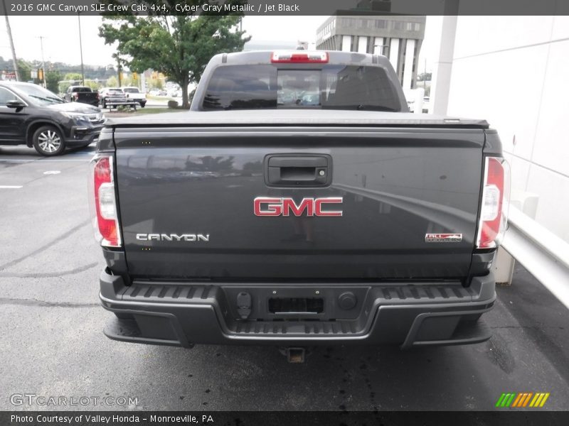 Cyber Gray Metallic / Jet Black 2016 GMC Canyon SLE Crew Cab 4x4