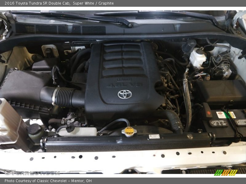  2016 Tundra SR Double Cab Engine - 4.6 Liter i-Force DOHC 32-Valve VVT-i V8
