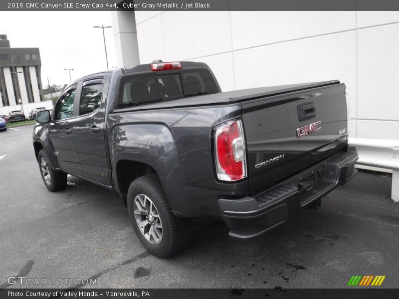 Cyber Gray Metallic / Jet Black 2016 GMC Canyon SLE Crew Cab 4x4
