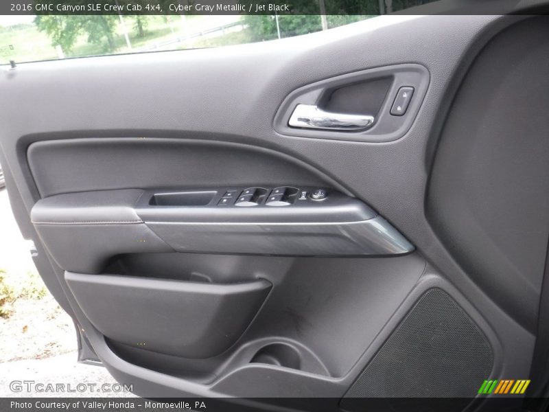 Cyber Gray Metallic / Jet Black 2016 GMC Canyon SLE Crew Cab 4x4
