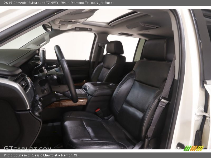 White Diamond Tricoat / Jet Black 2015 Chevrolet Suburban LTZ 4WD
