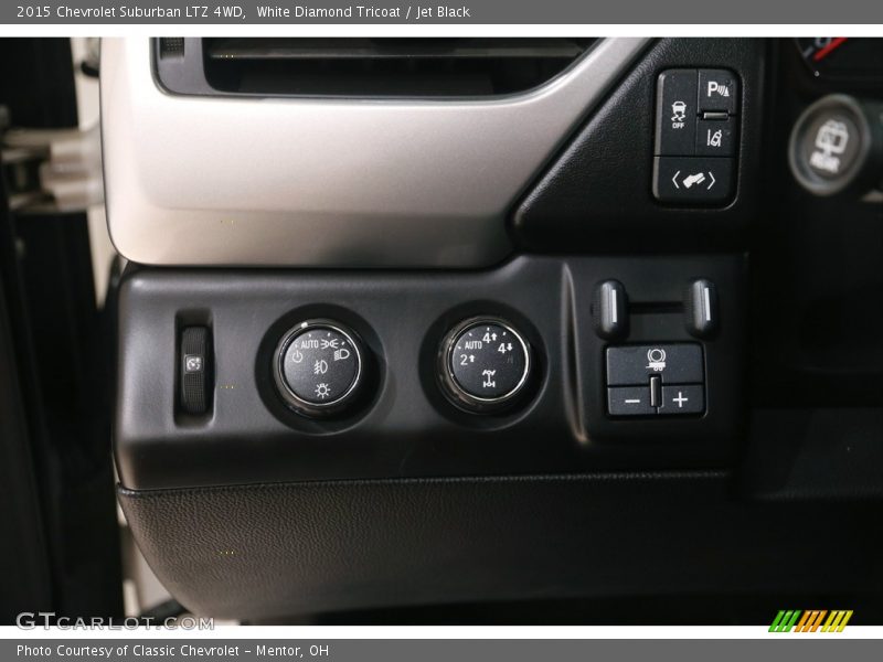 White Diamond Tricoat / Jet Black 2015 Chevrolet Suburban LTZ 4WD